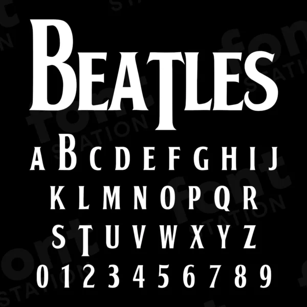 The Beatles Font Rock Band Font Instant Download