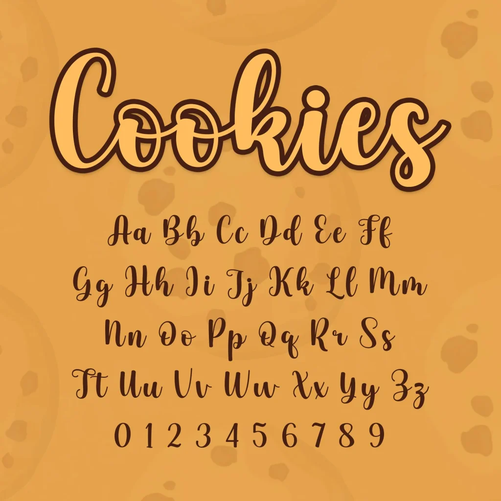 Sweet Cookies Font Instant Download